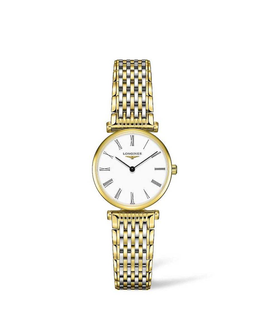 Relojes Longines | La Grande Classique Cuarzo Acero/Pvd Amarillo Esfera Blanca 24Mm