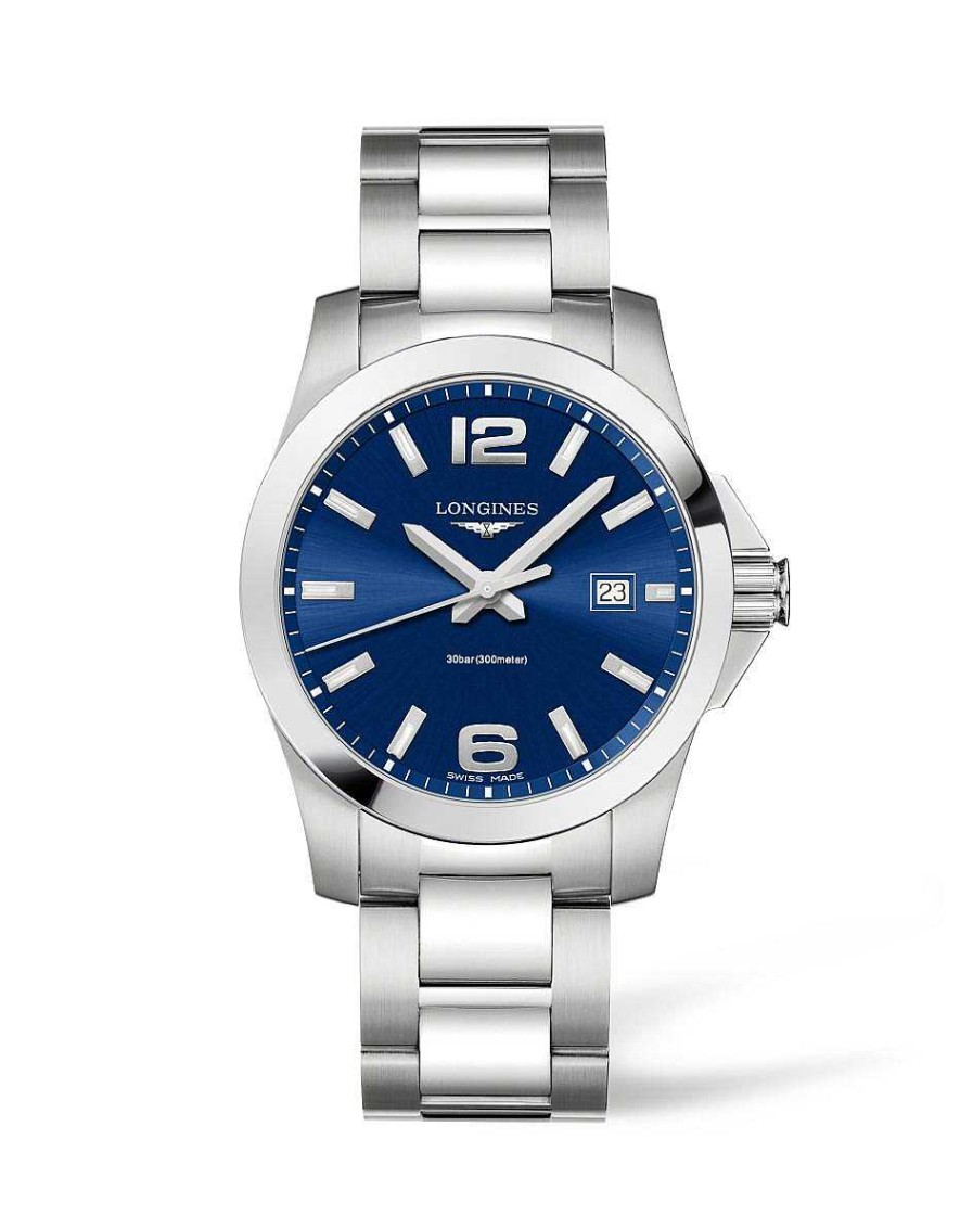 Relojes Longines | Conquest Cuarzo Acero Esfera Azul 41Mm