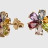 Joyas Joyeria Juan Manuel | Pendientes Oro Rosa 18 Quilates Con Topacio Sky, Morganita, Peridoto, Rodolita, Citrino, Amatista