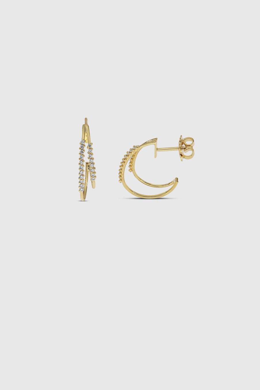 Joyas Joyeria Juan Manuel | Pendientes Oro Amarillo 18 Quilates Y Brillantes