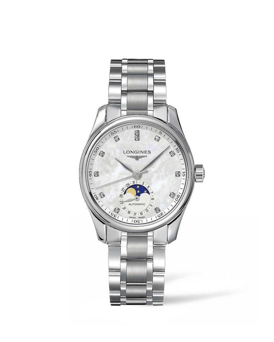 Relojes Longines | Master Collection Autom Tico Acero Esfera Blanca Nacarada 34Mm