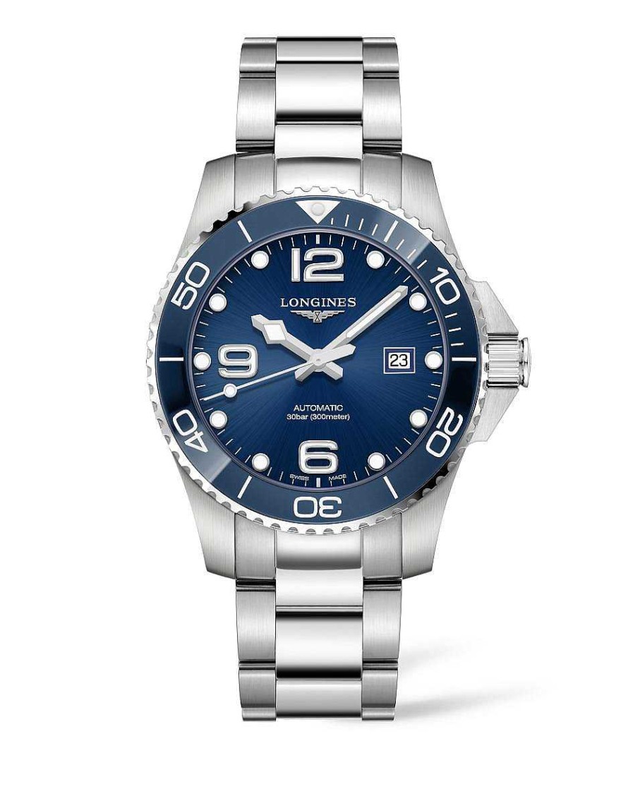 Relojes Longines | Hidroconquest Acero/Cer Mica Esfera Azul 43Mm