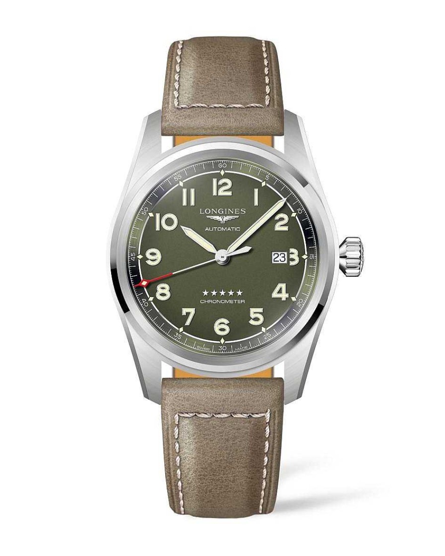 Relojes Longines | Spirit Autom Tico Acero Esfera Verde 42Mm