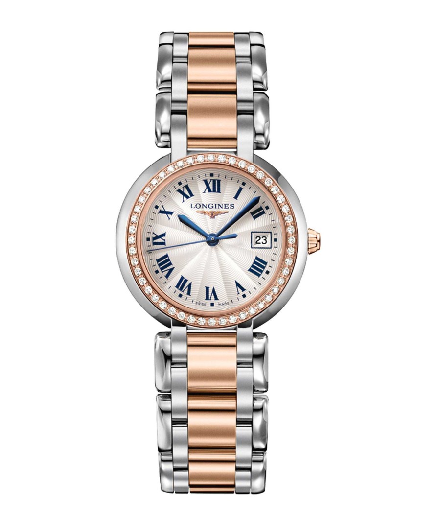 Relojes Longines | Primaluna Cuarzo Acero/Diamantes/Ororosa 18 Quilates 30Mm