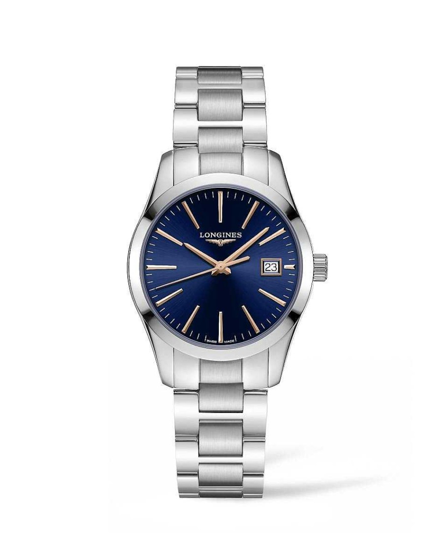 Relojes Longines | Conquest Classic Cuarzo Acero Esfera Azul 34Mm