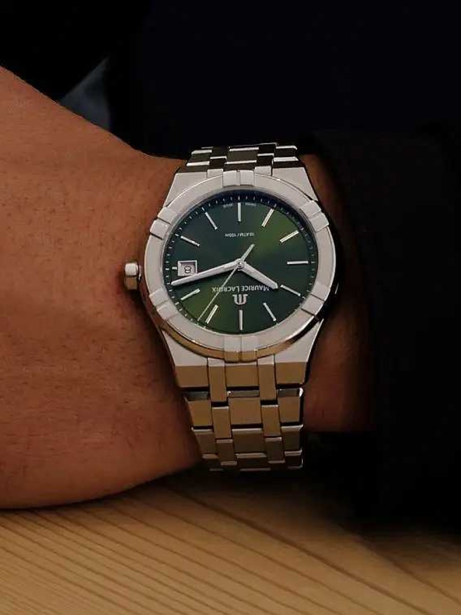 Relojes Maurice Lacroix | Aikon Quartz Esfera Verde 40Mm