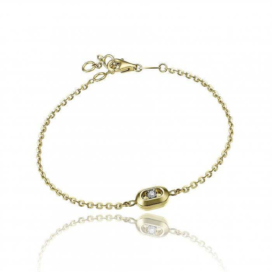 Joyas Joyeria Juan Manuel | Pulsera Oro Amarillo Y Brillante