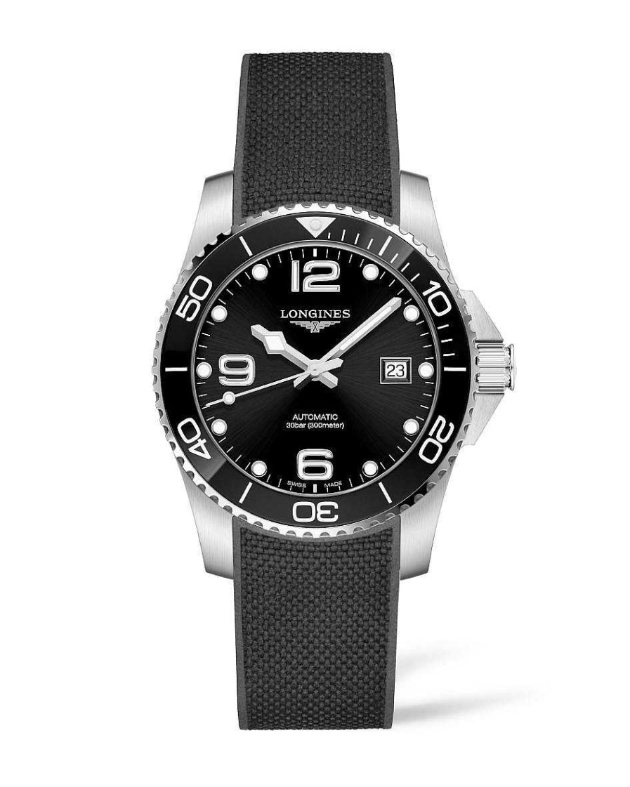 Relojes Longines | Hidroconquest Autom Tico Acero/Cer Mica Esfera Negra 41Mm