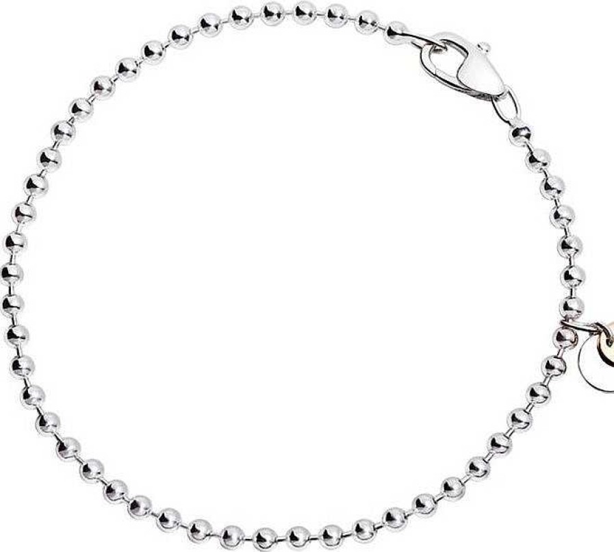 Joyas Joyeria Juan Manuel | Pulsera En Plata Y Oro Rosa "Everyday" 20Cm