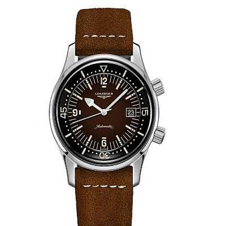 Relojes Longines | Legend Diver Watch Autom Tico Acero Esfera Marr N 42 Mm