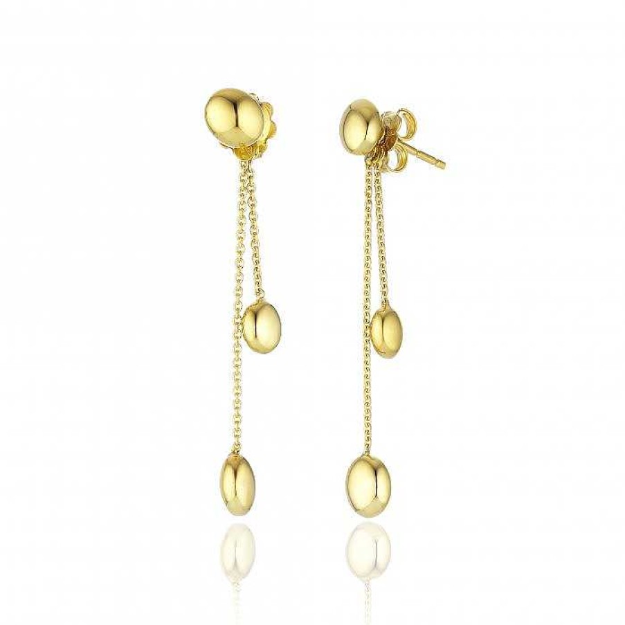 Joyas Joyeria Juan Manuel | Pendientes Largos Oro Amarillo