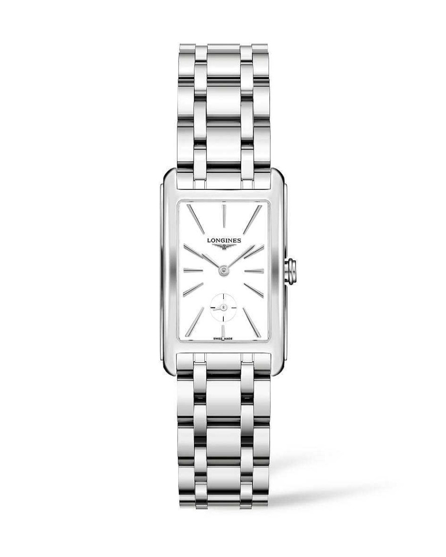 Relojes Longines | Dolcevita Cuarzo Acero Esfera Blanco Mate 23,30X37Mm