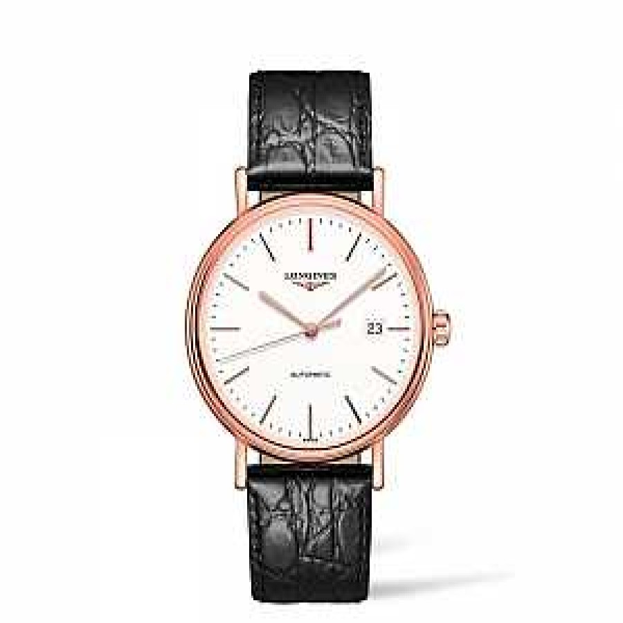 Relojes Longines | Pr Sence Autom Tico Esfera Blanca Acero/Pvd Rosa 40Mm