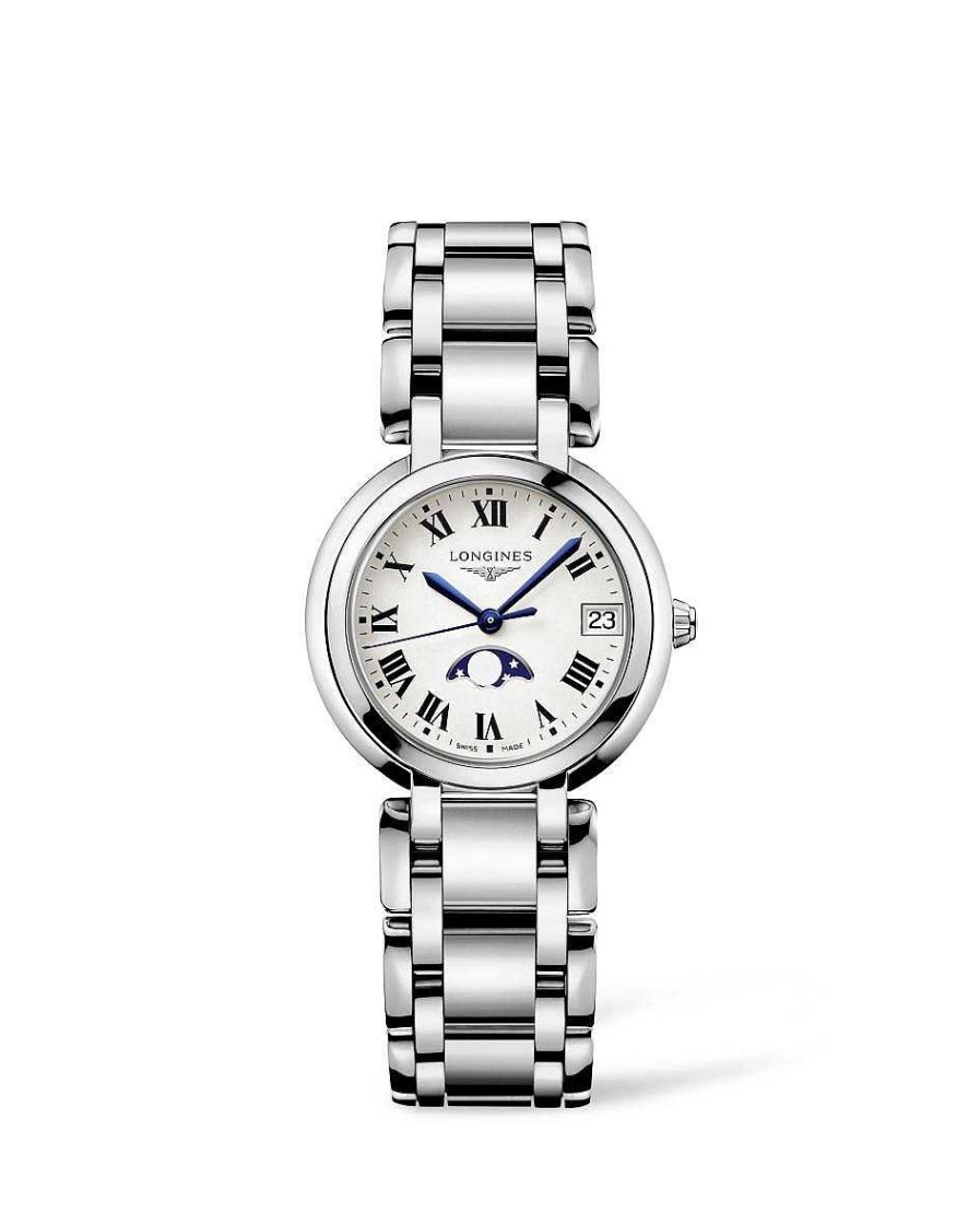 Relojes Longines | Primaluna Cuarzo Acero Esfera Plateada 30,50Mm