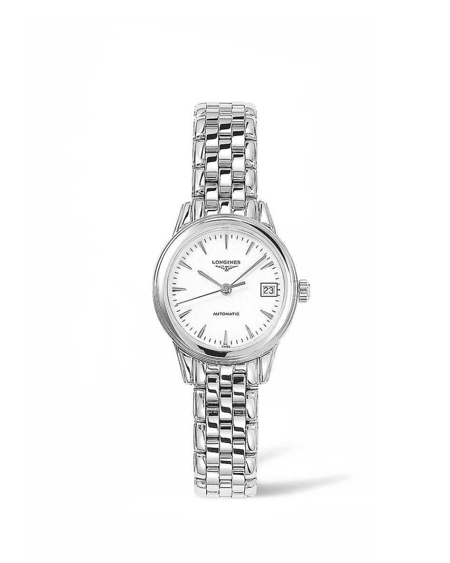 Relojes Longines | Flagship Autom Tico Acero Esfera Blanca 26Mm