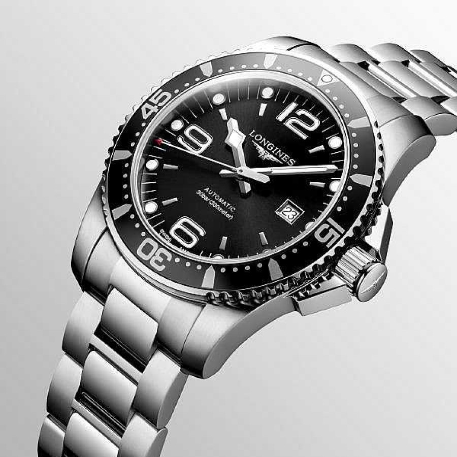 Relojes Longines | Hidroconquest Autom Tico Esfera Negra 44Mm