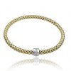 Joyas Joyeria Juan Manuel | Pulsera Oro Amarillo/Blanco Y Brillantes