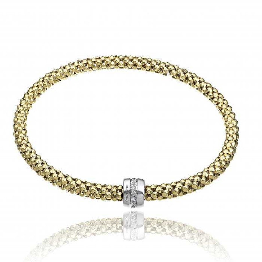 Joyas Joyeria Juan Manuel | Pulsera Oro Amarillo/Blanco Y Brillantes