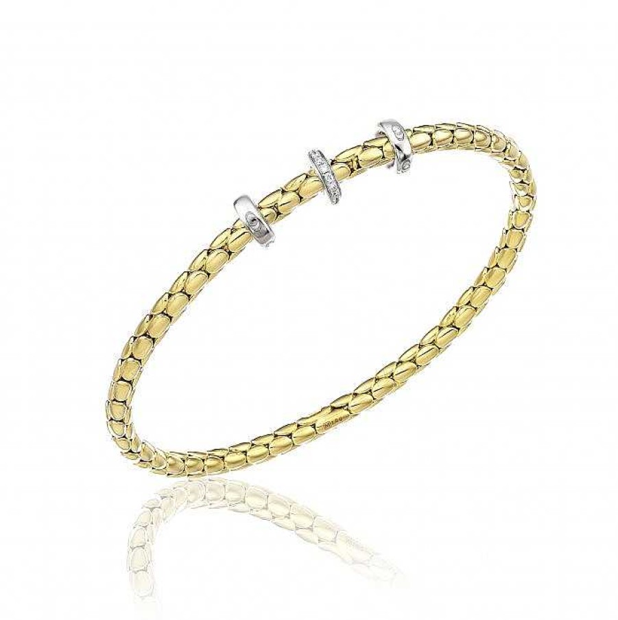 Joyas Joyeria Juan Manuel | Pulsera Stretch Sprint Oro Amarillo