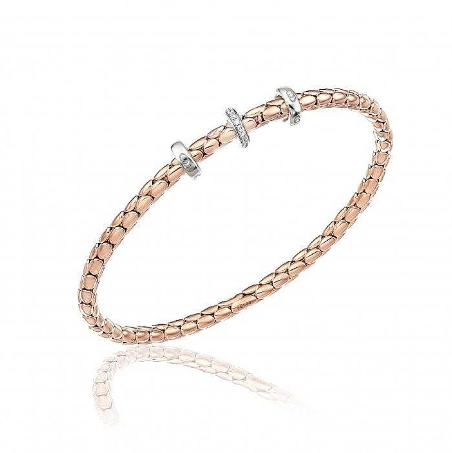 Joyas Joyeria Juan Manuel | Pulsera Stretch Spring Oro Rosa