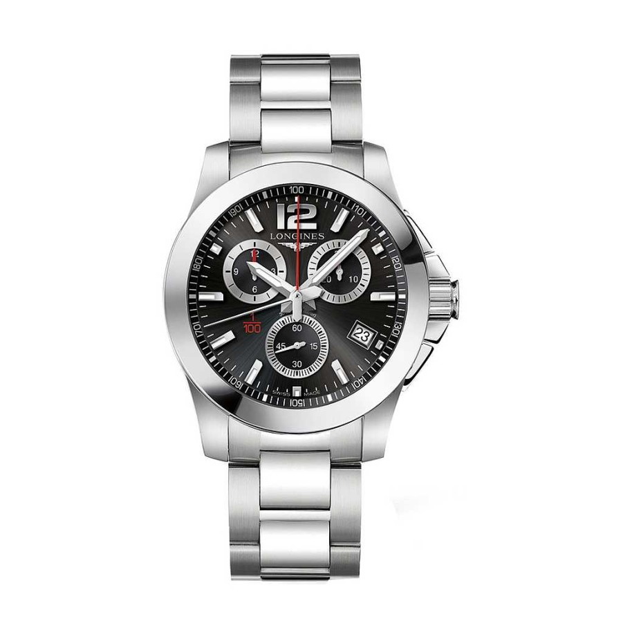 Relojes Longines | Conquest Chrono Esfera Negra 41Mm