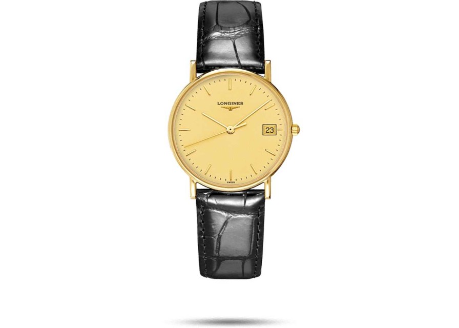 Relojes Longines | Pr Sence Cuarzo Oro Amarillo 18 Quilates Esfera Dorada 33,50Mm