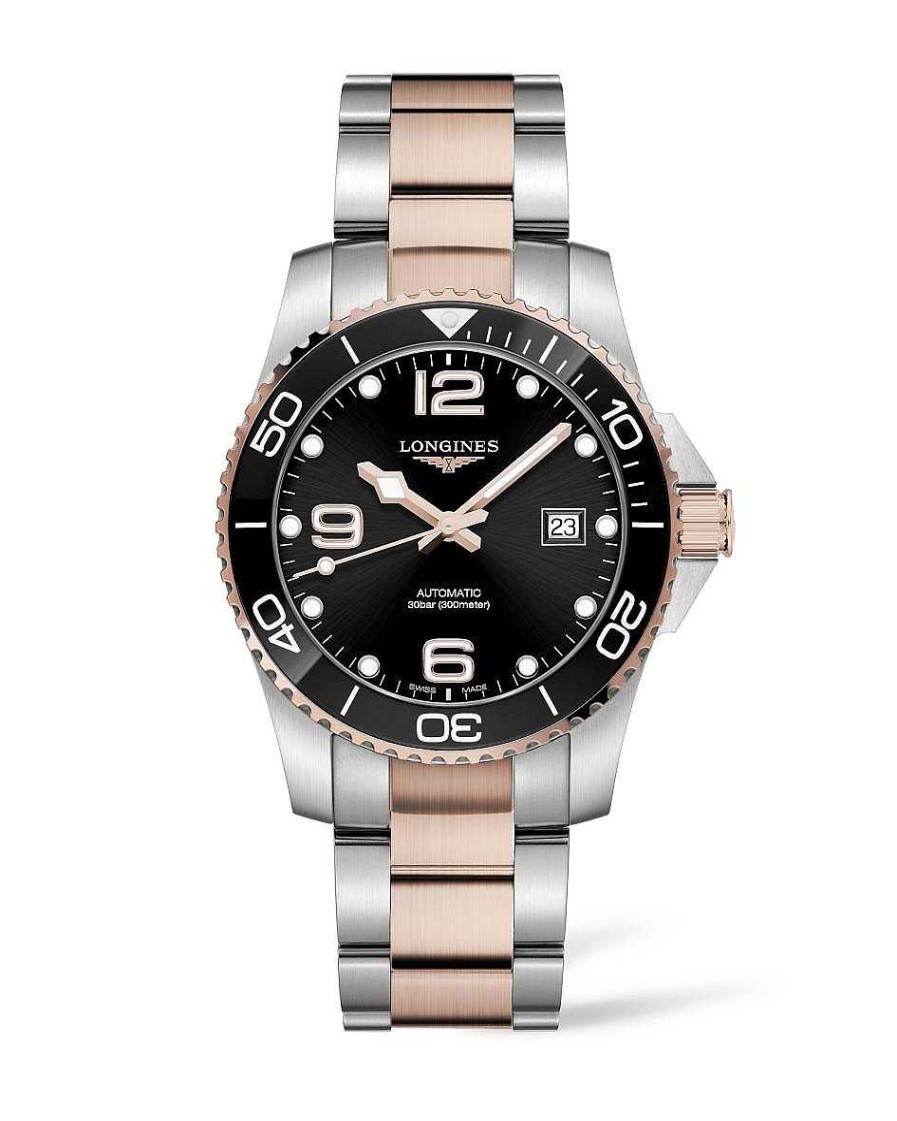 Relojes Longines | Hidroconquest Autom Tico Acero/Cer Mica Esfera Negra 41Mm