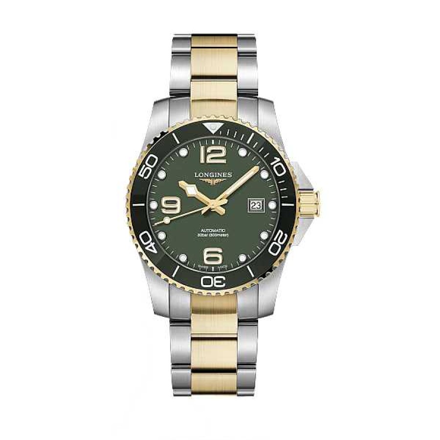 Relojes Longines | Hidroconquest Autom Tico Acero/Pvd Amarillo Esfera Verde 41Mm